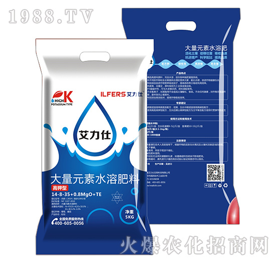 改善品質(zhì)，長(zhǎng)效！以色列艾力仕“大量元素水溶肥料”！