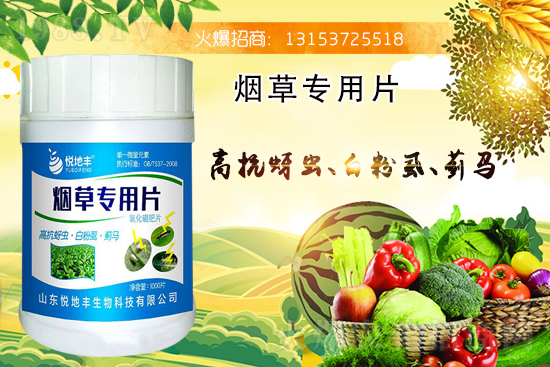 煙草專用片能治什么病害？煙草專用片有什么特點？