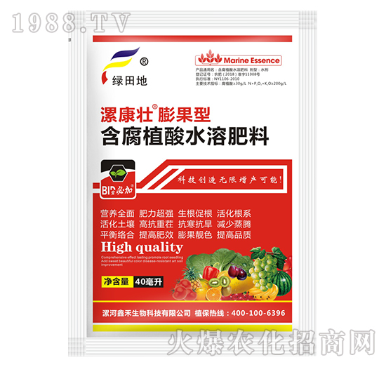 膨果型含腐殖酸水溶肥料-漯康壯-綠田地