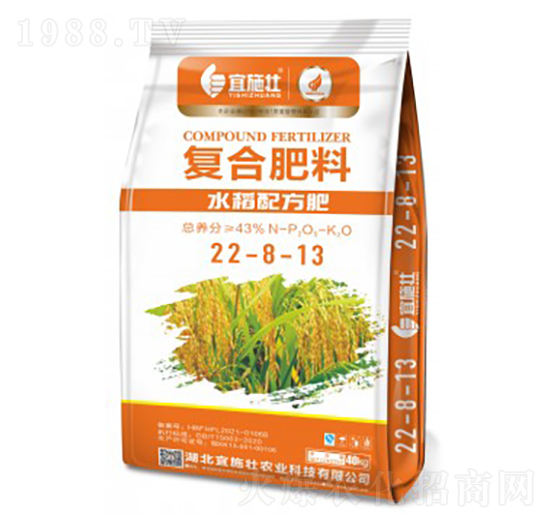 水稻配方復合肥料22-8-13-宜施壯