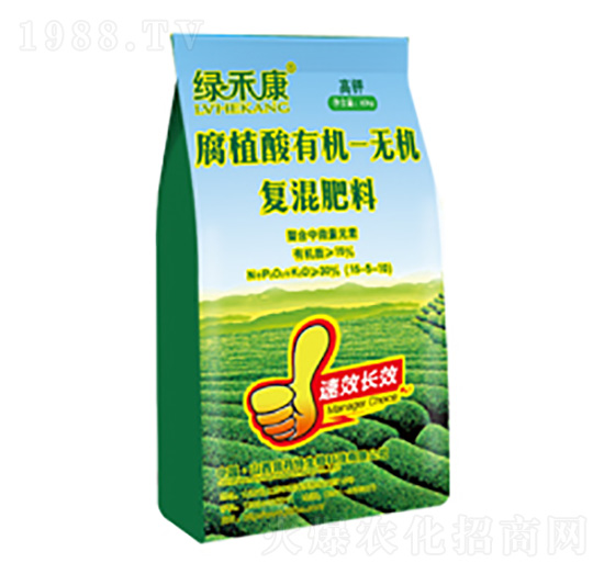 高鉀型腐植酸有機(jī)-無機(jī)復(fù)混肥料15-5-10-綠禾康-晉丹特