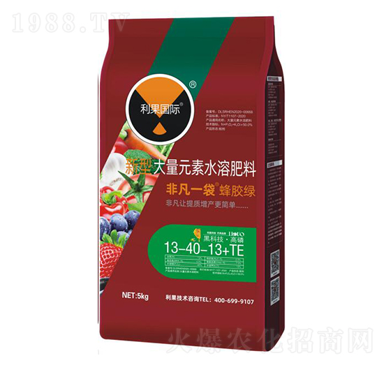 黑科技·高磷大量元素水溶肥料13-40-13+TE-非凡一袋-利果國(guó)際